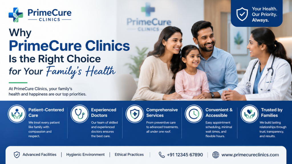 PrimeCure Clinics: Comprehensive Primary Care Services Explained