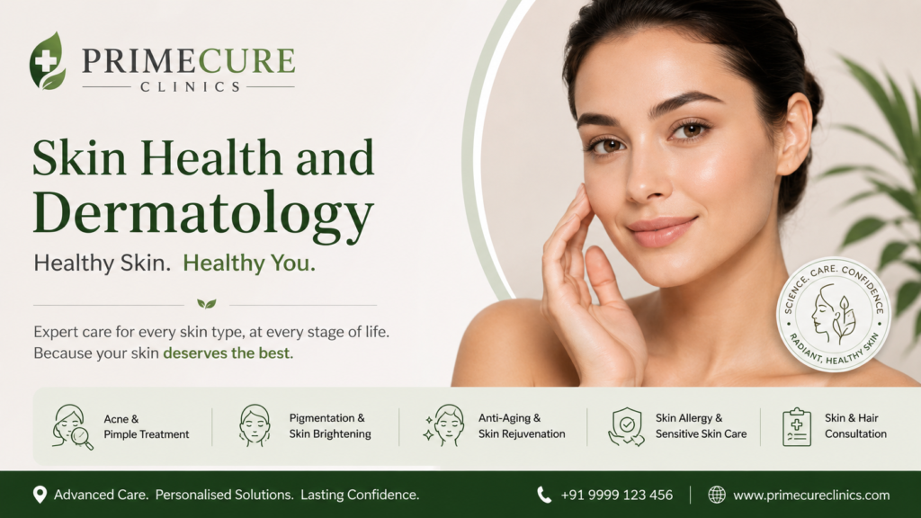 Skin Health and Dermatology at PrimeCure Clinics